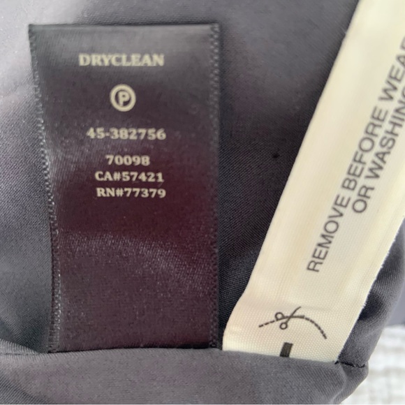 ANN TAYLOR CLASSIC GRAY COTTON BLEND STRAIGHT LEG PANT TROUSER / LINED / 8 - Picture 12 of 13